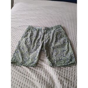 Scotch & Soda Vacanza Shorts 9" Size 30 Blue Green Waist 31"